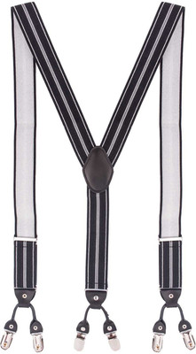 

The Tie Hub Y- Back Suspenders for Men(Multicolor)
