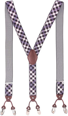 

The Tie Hub Y- Back Suspenders for Men(Multicolor)