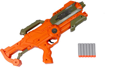 

Mitashi Bang Stork with 6 Darts Toy Gun(Orange)