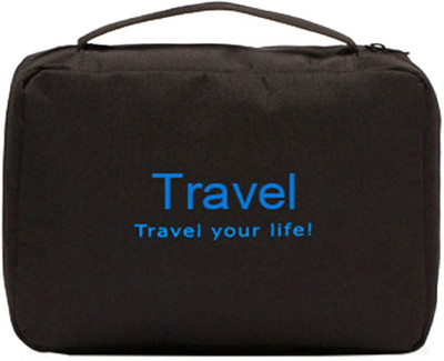 

Krishang Travel Toiletry Bag Travel Toiletry Kit(Black)