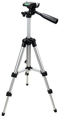 

Rewy 3110 Portable Camera Tripod With Three-Dimensional Head & Quick Release Plate With Mobile Clip Holder Bracket Compatible With All Cameras, Camcorders, Android And IOS Devices (Assorted Colour) Tripod(Multicolor, Supports Up to 1 g)