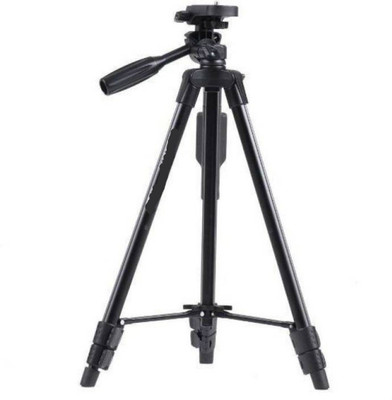 

True Store ™ VCT 5208 Professional Lightweight Aluminum Portable Tripod Stand with Bluetooth Remote Shutter Tripod Tripod(Black, Supports Up to 1500 g)