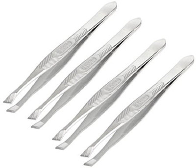 

Generic Long Slant Tip Silver Tone Eyebrow Tweezers