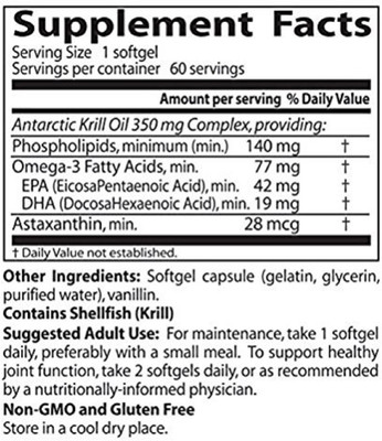 

Doctor's Best Doctor's Best, Real Krill,(60 No)