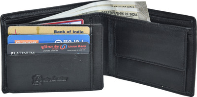 

Urban Bags Men Black Genuine Leather Wallet(7 Card Slots), Black15