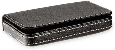 

7trees Girls Black Artificial Leather Card Holder