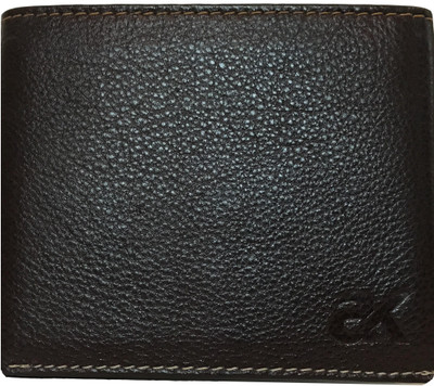 

ALAN KIRSTEN Men Brown Genuine Leather Wallet(8 Card Slots)