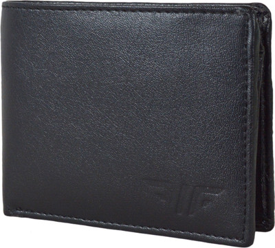 

Winner force Men Black Genuine Leather Wallet(5 Card Slots)