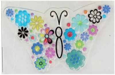 

Tootpado Clear Stamp - Butterfly (CCST33) - For Card Making Decoration and Scrapbooking