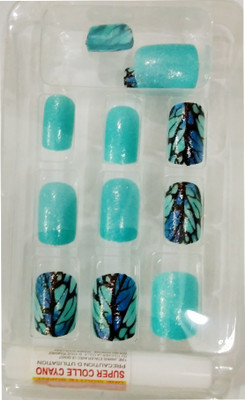 

Perky Sack French artificials desginers nails pack of (12) Green(Pack of 12)
