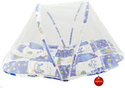 

Aayat Kids Buy Premium Heavy New Born Relax02 Baby Bed Crib(Fabric, Blue)