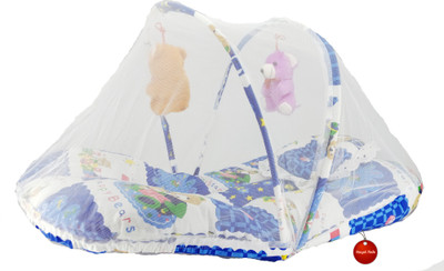 

Aayat Kids Buy Premium Heavy New Born Relax with Hanging Teddy 02 Baby Bed Crib(Fabric, Blue)