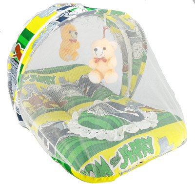 

Aayat Kids SmartBuy Premium TOM & JERRY Heavy New Born Relax with Play Hanging Teddy 03 Baby Bed Crib(Fabric, Multicolor)