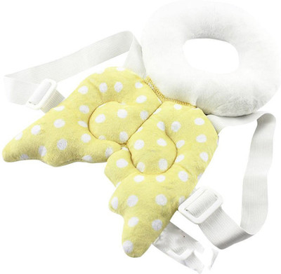 

House of Quirk Baby Toddlers Head Protective Adjustable Infant Safety Pad For Baby Walkers Protective Head and Shoulder Protector(Yellow)