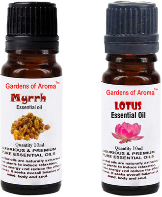 

Gardens Of Aroma Myrrh Essential Oil And Lotus Essential Oil(20 ml)