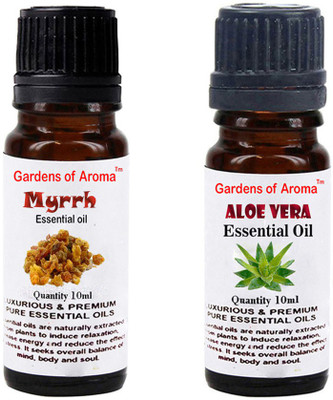 

Gardens Of Aroma Myrrh Essential Oil And Aloe vera Essential Oil(20 ml)