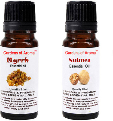 

Gardens Of Aroma Myrrh Essential Oil And Nutmeg Essential Oil(20 ml)