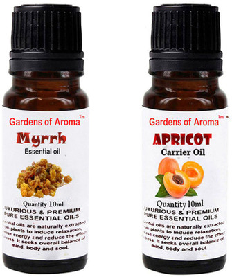 

Gardens Of Aroma Myrrh Essential Oil And Apricot Carrier Oil(20 ml)