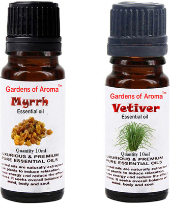 

Gardens Of Aroma Myrrh Essential Oil And Vetiver Essential Oil(20 ml)