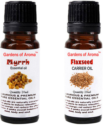 

Gardens Of Aroma Myrrh Essential Oil And Flaxseed Carrier Oil(20 ml)