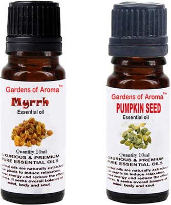 

Gardens Of Aroma Myrrh Essential Oil And Pumkinseed Essential Oil(20 ml)