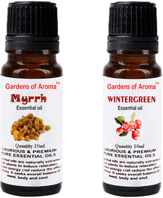 

Gardens Of Aroma Myrrh Essential Oil And Wintergreen Essential Oil(20 ml)