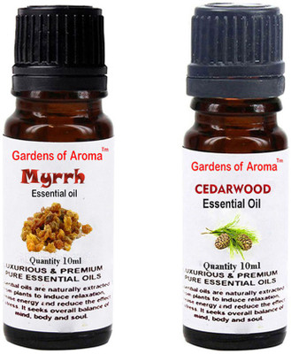 

Gardens Of Aroma Myrrh Essential Oil And Cedarwood Essential Oil(20 ml)