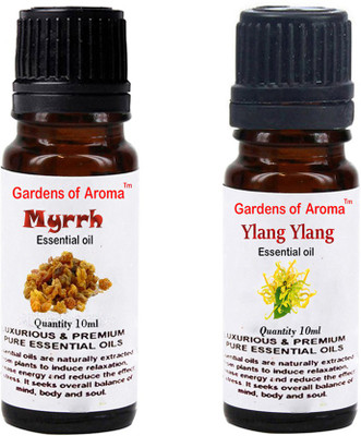 

Gardens Of Aroma Myrrh Essential Oil And Ylang Ylang Essential Oil(20 ml)