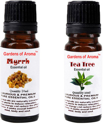 

Gardens Of Aroma Myrrh Essential Oil And Tea Tree Essential Oil(20 ml)