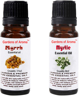 

Gardens Of Aroma Myrrh Essential Oil And Myrtle Essential Oil(20 ml)