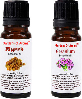 

Gardens Of Aroma Myrrh Essential Oil And Geranium Essential Oil(20 ml)