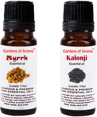 Gardens Of Aroma Myrrh Essential Oil And Kalonji Essential Oil(20 ml)