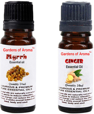 

Gardens Of Aroma Myrrh Essential Oil And Ginger Essential Oil(20 ml)