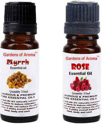 

Gardens Of Aroma Myrrh Essential Oil And Rose Essential Oil(20 ml)