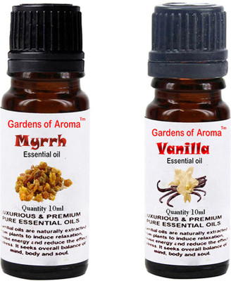 

Gardens Of Aroma Myrrh Essential Oil And Vanilla Essential Oil(20 ml)