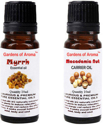 

Gardens Of Aroma Myrrh Essential Oil And Macadamia Nut Carrier Oil(20 ml)