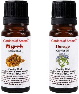 

Gardens Of Aroma Myrrh Essential Oil And Borage Carrier Oil(20 ml)