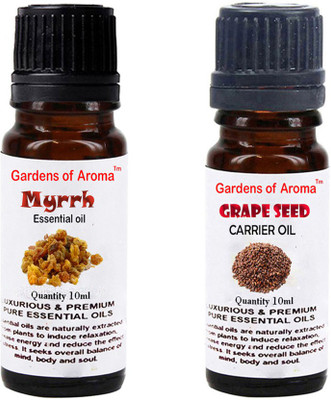 

Gardens Of Aroma Myrrh Essential Oil And Grapeseed Carrier Oil(20 ml)