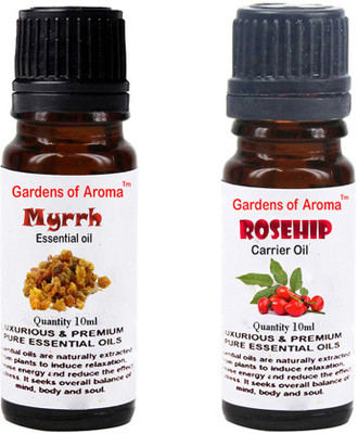 

Gardens Of Aroma Myrrh Essential Oil And Rosehip Carrier Oil(20 ml)