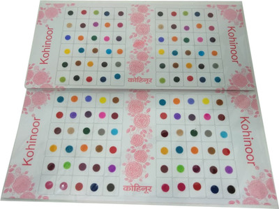 

Kohinoor Matching Plaza Multicolor Size-5 Round Bindis for Women Woman Multicolor Bindis(Bindi)