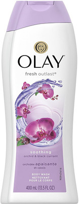 

Olay Fresh Outlast Soothing Body Wash, Orchid & Black Currant - 400ml (13.5oz)(400 ml)