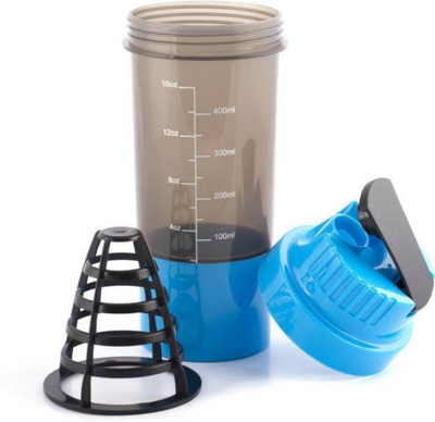 

Kitchen India Fitness 500 ml Shaker(Pack of 1, Blue)