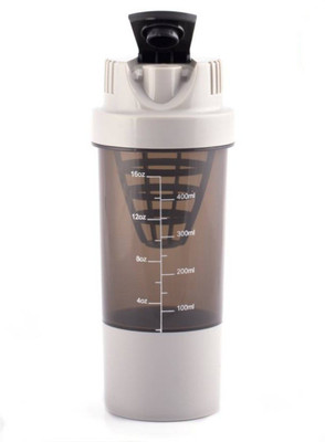 

Kitchen India ™ Bottle 500 ml Shaker(Pack of 1, White), Whte