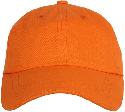 Goldstar Solid Orange Cotton Cap Cap at flipkart