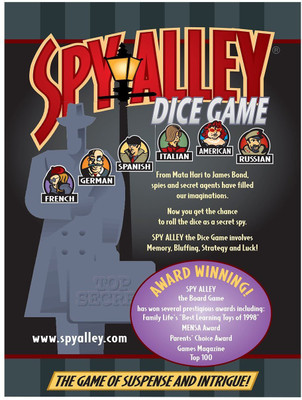 

Spy Alley Dice Game(Multicolor)