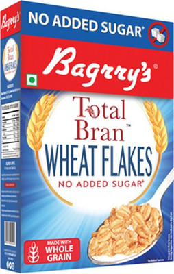 

Bagrry's Total Bran Wheat Flakes- No Added Sugar 500Gm(500 g, Box)