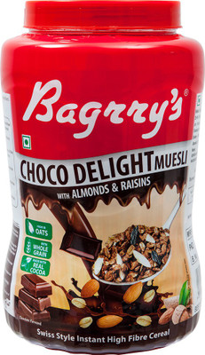 

Bagrry's Choco Delight Muesli With Almonds & Raisins 1000g(1000 g, Plastic Bottle)