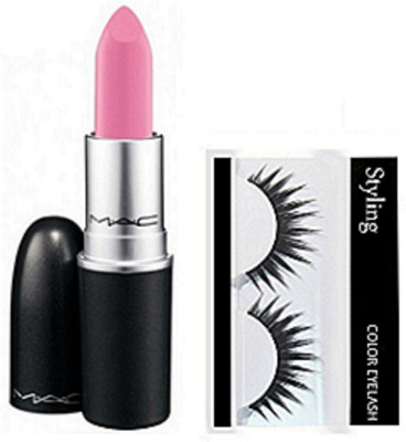 

styling Eyelashes, Light Pink Lipstick Of Mac(Set of 2)
