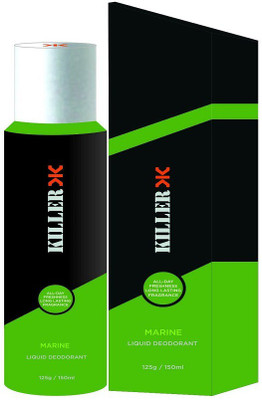 

Killer Marine long lasting Liquid Deodorant perfume 150ML Body Spray - For Men & Women(150 ml)