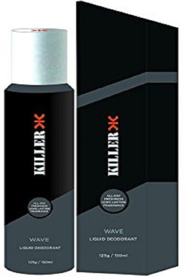 

Killer Wave long lasting Deodorant perfume 150ML Body Spray - For Men & Women(150 ml)